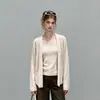 Cardigan de tirantes de punto suave, relajado y acogedor, amigable con la piel, conjunto de dos piezas nuevo de otoño para mujer 2488