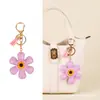 Popular Miu Creativo Cuero Girasol Bolso Colgante Llavero Accesorio de Ropa Decoración Regalo Encanto para Teléfono