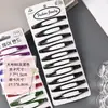Preto fosco tinta que não descasca presilha BB presilha de borda presilha de gota presilha de franja presilha presilha presilha superior acessórios de cabelo prato para penteado utensílios de cabelo
