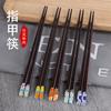 Hashis de madeira pontiagudos estilo japonês, hashis de madeira criativos, hashis personalizados para unhas, conjunto de hashis para sushi para uso em hotéis e residências