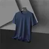 Camiseta Masculina de Manga Curta Verão Waffle Solta Manga Curta Top Meninos Camiseta Trendy Casual Malha Respirável
