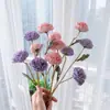 Set de 3 Flores de Loto Artificiales Macaron Estilo Ins, Adecuado para Decoración del Hogar, Ramos de Boda y Decoraciones de Pared