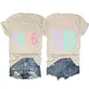 Capítulo 50 vintage 1976 Amazon Wish sitio independiente moderna y cómoda camiseta de mujer de cuello redondo y manga corta