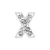 10mm Aleación de Cromo Diamante Capital Letra Inglesa Joyería Hecho a Mano DIY Garra de Gato Corazón Accesorios para Collar de Mascota