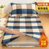 Funda de colchón de terciopelo de leche de invierno, dormitorio estudiantil de vellón de coral 90x190, sábana de cama con forro de vellón y grosor extra, funda de colchón