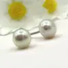 Pendientes de Perla Pequeña Tipo Frijol Simples Japoneses y Coreanos de 8 mm para Mujer Pendientes Pequeños de Perla Joyería Regalos Pequeños Baratos Fabricante Venta al por Mayor