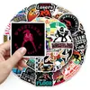 50 piezas de pegatinas de lucha libre, evento deportivo transfronterizo popular lucha de lucha libre pegatinas impermeables para DIY