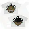 2026 Verano Hip-Hop Dibujos Animados Patrón Nuevo Transfronterizo Camiseta Estampada Estilo Harajuku Ropa de Manga Corta para Hombre