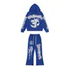 Sudadera con capucha holgada para hombre Hellstar Transfronteriza Alta Calidad Retro Americano High Street Traje NFC