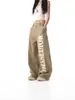 Calça Reta Nova Outono 2026 Transfronteiriça para Mulheres, Marca de Moda High-Street Solta, Calça Wide-Leg Versátil Tendência Retro