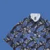 Camisa Floral Estilo Playa Bali Hainan Sanya Manga Corta para Pareja para Hombre y Mujer Diseño Retro Estilo Hong Kong Camisa para Hombre