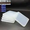 [Caja de Plástico PP Transparente del Fabricante] Caja Vacía Pequeña Ultra Delgada Caja de Embalaje para Piezas Caja de Almacenamiento para Escritorio Venta al por Mayor