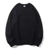 Suéter barato de vellón con forro de vellón, color liso, para hombres y mujeres, gris oscuro, ropa interior, camiseta de manga larga cálida de invierno para hombres