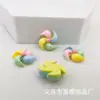 Color Dibujo Animado Trébol de Cuatro Hojas Molinillo de Viento DIY Accesorios de Resina Pegamento de Crema Funda para Teléfono Móvil Cabeza de Molinillo Pequeña Material para Accesorios de Cabello