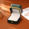 Caja de Regalo de Joyería de Gama Alta, Pendientes, Anillos, Collares, Caja de Almacenamiento de Regalo de PU, Resistente al Polvo y a la Oxidación, Caja de Joyería de Gama Alta