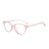 Marco transfronterizo ultraligero gafas lisas al por mayor TR90 ojo de gato gafas anti luz azul venta caliente moda retro gafas de protección tendencia
