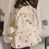 Mochila cruzada para mujer nueva, estilo lindo Ins, adecuada para estudiantes de secundaria y preparatoria, gran capacidad, diseño de nicho, con sensación de alta gama