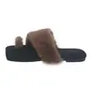 Pantuflas peludas para mujer para uso exterior, nuevas sandalias tipo chancla de suela plana estilo hada coreanas otoño/invierno 2026