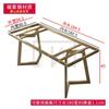 Soporte de Pata de Mesa Empotrado de Tablero de Roca de Lujo Ligero Pie de Mesa de Baldosa Cerámica Pie de Mesa de Mármol Fijo Pie de Mesa de Comedor de Metal Pata de Mesa de Té de Acero al Carbono