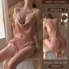 Yiyue lingerie sexy camisola sexy com alças, pijama fino de cetim de alta qualidade, uniforme feminino com peito pequeno 8816
