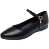Zapatos de Madre de Suela Blanda Zapatos Planos Individuales para Mujer 2026 Nuevo Estilo de Otoño Zapatos de Trabajo de Una Correa para Mujer Zapatos Profesionales Ligeros para Mujer