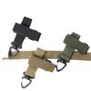 Hebilla colgante para guantes cuerda hebilla de almacenamiento fans militares táctico nailon mosquetón multiusos al aire libre cinta de almacenamiento para guantes