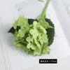 Flor de Hortensia Artificial de Película Transfronteriza de Rama Única, Tacto de Mano, Accesorios para Fotografía de Bodas, Adornos para el Hogar y Restaurante, Flor Falsa de Hortensia