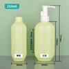 Garrafa de loção HDPE personalizada de fábrica 250ml material de embalagem cosmética vezes leite corporal emoliente limpador facial sub-engarrafado