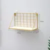 Prateleira de Cesta de Armazenamento para Parede sem Furos para Sala de Estar, Quarto, Cabeceira da Cama, Cozinha, Banheiro, Organização de Itens Diversos, Montado na Parede, Estilo Europeu