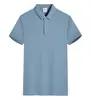 Camisa Promocional Masculina Manga Curta Algodão Camisa Polo Gola Lapela Personalizada Roupa de Trabalho Atacado Estampa Bordado Logo Personalização