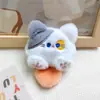 Novo Pingente de Pelúcia Gatinho que Faz Barulho Fofo Desenho Animado Broche de Gato diy Acessórios para Cabelo Acessórios