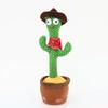 Juguetes Parlantes de Aprendizaje Cumpleaños Cactus Bailarín Cactus Giratorio Bebé Puede Cantar y Bailar Regalo para el Día del Niño