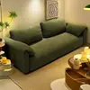 Sofá para salas pequeñas, sofá reclinable para salones de peluquería, dormitorios, apartamentos, propiedades de alquiler, sofá de tela, de tres plazas para sala de estar