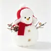 Nuevos productos transfronterizos en stock: Decoraciones navideñas, muñecos de muñeco de nieve de espuma de felpa, adornos de escritorio y arreglos para escaparates