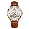 Nuevo reloj Jinshidun Sun Moon Star para hombre, mecánico automático, resistente al agua, con tourbillon hueco.