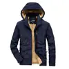Nueva Chaqueta con Forro de Polar Otoño e Invierno para Hombre Casual Exterior Sin Gorro Chaqueta de Secado Rápido Chaqueta Acolchada de Algodón Especial Transfronteriza 8817A