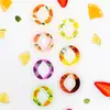 Amazon Transfronterizo Varios Sabores Anillos Frutales 0 Azúcar 0 Caloría Anillos Aromáticos Taza Divertida Redonda para Jugar Anillos de Condimento