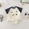Ropa para Bebé 2026 Verano Lindo Panda de Dibujos Animados Mameluco para Niños y Niñas, Atuendo de Verano Súper Adorable para Salir y Gatear