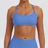 Sutiã de Yoga Cross-Border Aliexpress Sem Costura Alta Elasticidade Lycra Spandex Três Usos Alça Removível Sutiã Fitness Colete