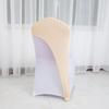 Funda Decorativa Transfronteriza para Respaldo de Silla de Una Sola Pierna, Pieza Única Elástica, Funda para Silla de Hotel y Banquete, Color Sólido, Cubierta para Respaldo de Silla de Una Sola Pierna Baita