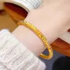 Anillo de Hielo Triturado CNC Color Dorado Pulsera Antigua para Mujer Lujo Accesible Diseño de Nicho Pulsera Exagerada que no se decolora Pulsera
