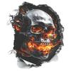 Halloween Horror Horror Calavera Rompe Muros Pegatinas de Inodoro Decoración del Hogar Pegatinas de Pared Autoadhesivas Venta al por Mayor Transfronterizo