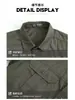 Comércio Transfronteiriço Amazon 2026 Roupa de Trabalho Casual de Alta Qualidade Europeia e Americana Camisa Masculina de Verão Manga Curta Gola Reversível