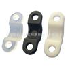 Largo tres fabricantes suministro agujero para tornillo M3 tipo puente placa de crimpado clip de crimpado hebilla de crimpado de una palabra distancia entre agujeros 14.5 negro y blanco pasante