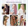Amazon Tinselhair Láser Dorado Brillante Alambre Metálico Extensiones de Cabello de Colores Sin Costuras Fábrica de Origen