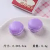 Nueva simulación de resina, pastel de macarrón, juego de comida, soporte para teléfono móvil DIY, colgante, llavero, accesorios colgantes