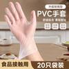 Luvas Descartáveis PVC Impermeáveis Nitrílicas Grau Alimentício Cozinha Lavar Louça Catering Massagem Salão de Beleza Doméstico Especial