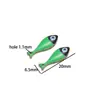 Acero Inoxidable Europeo y Americano Doble Cara Goteo de Aceite Colgante de Pez DIY Moda Collar Pendientes Colgante 18K Accesorios Joyería Transfronterizo