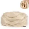 Moño de clip para el cabello, moño pequeño, peluca de moño, anillo para el cabello liso de mujer, recogido negro y café, voluminoso y natural, en stock