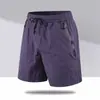 Shorts de Verão Masculino Seda de Gelo Fino Secagem Rápida Calças Casuais para Homens e Mulheres Moda Esportiva Solto Respirável Cinco Pontos Areia